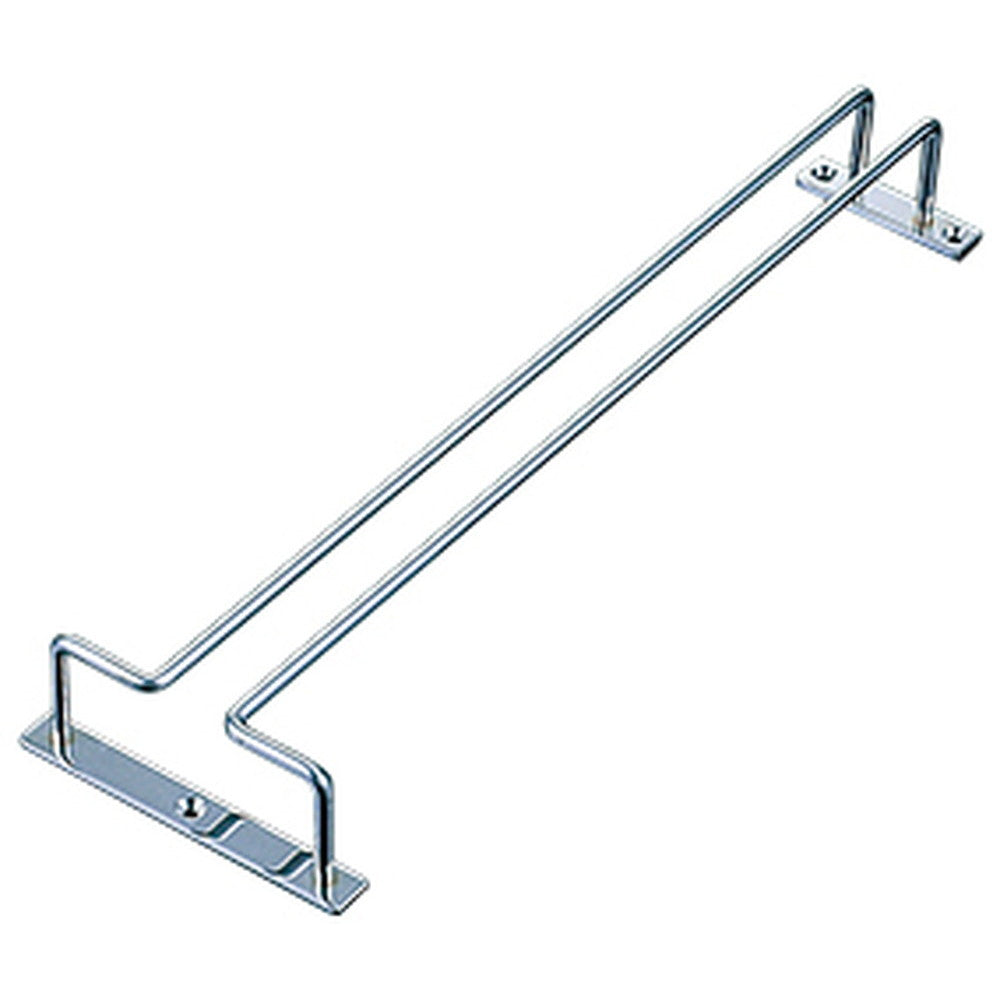 グラスラック (シルバー) [ 105 x 355 x H43mm ] 【 バー用品 】