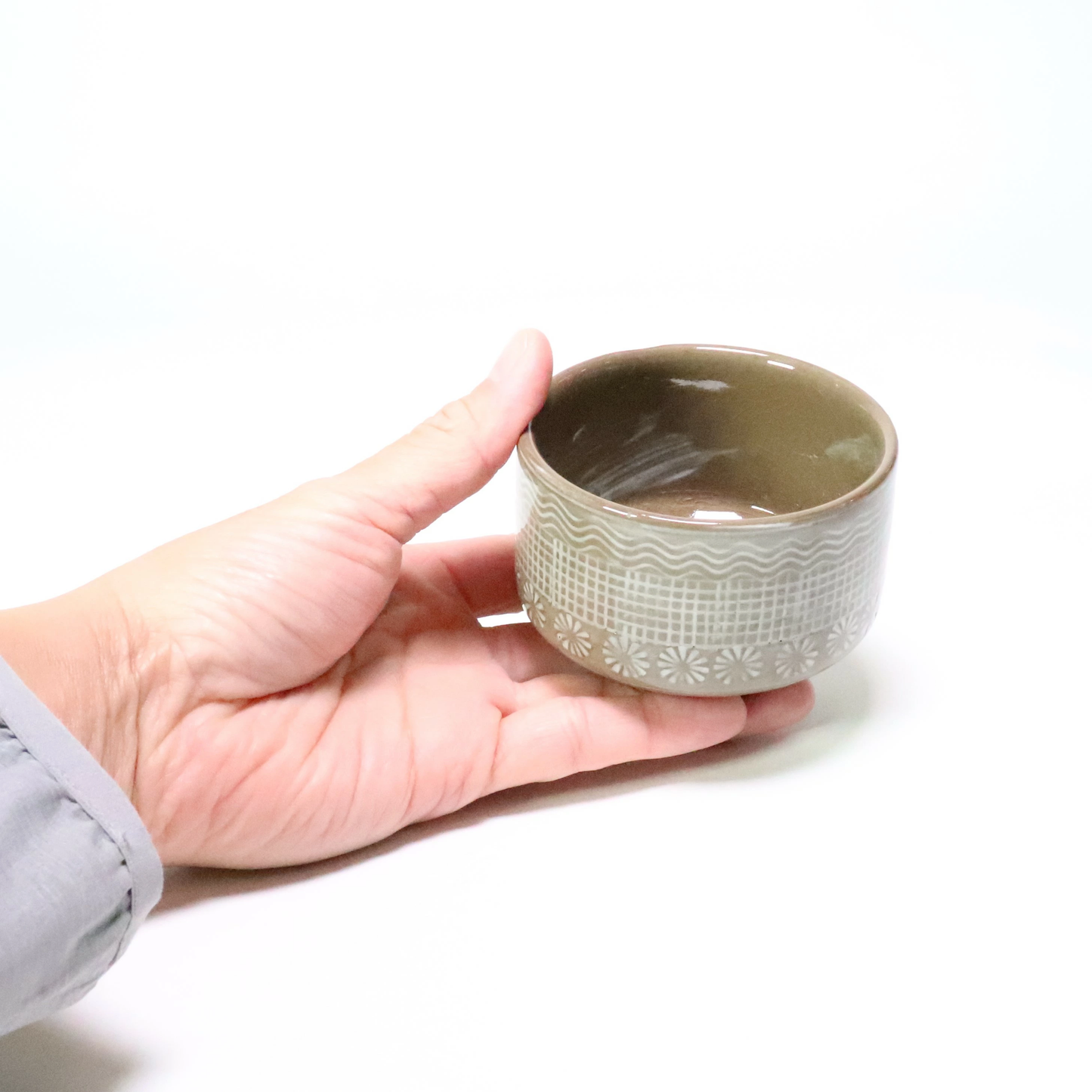 【送料無料】100個セットまとめてだから安い！日本製 菊紋 湯呑 [直径8.6 x 高さ6cm 重量205g 容量200ml]