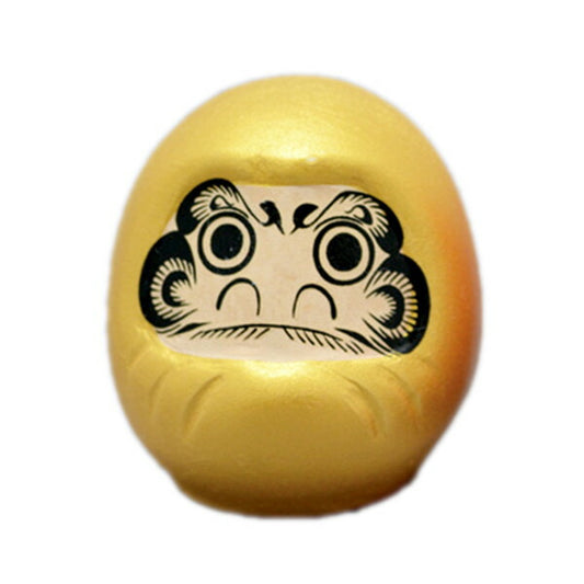 セラみくじ ダルマ（金） [35 x 35 x 40mm][おみくじ][正風窯]