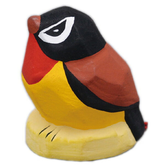 セラみくじ ウソ鳥 [28 x 33 x 42mm][おみくじ][正風窯]