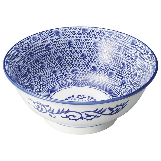 中華オープン タイスキ 6.8高台丼 [ 21.2 x 8.5cm ]