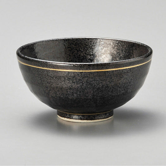 茶碗 いぶし金中平 [ 11.8 x 6cm ]