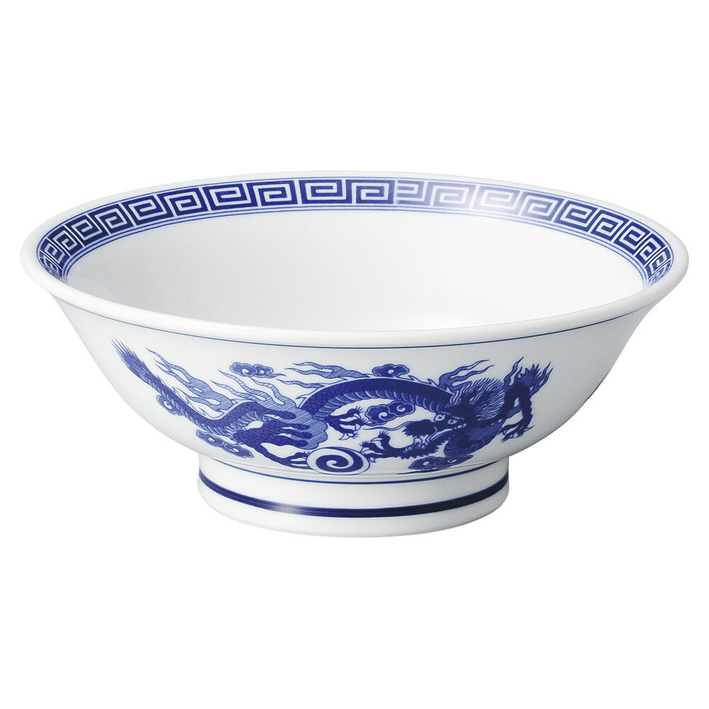 中華オープン 銅判龍 7.0反高台丼 [ 21.5 x 8.5cm ]