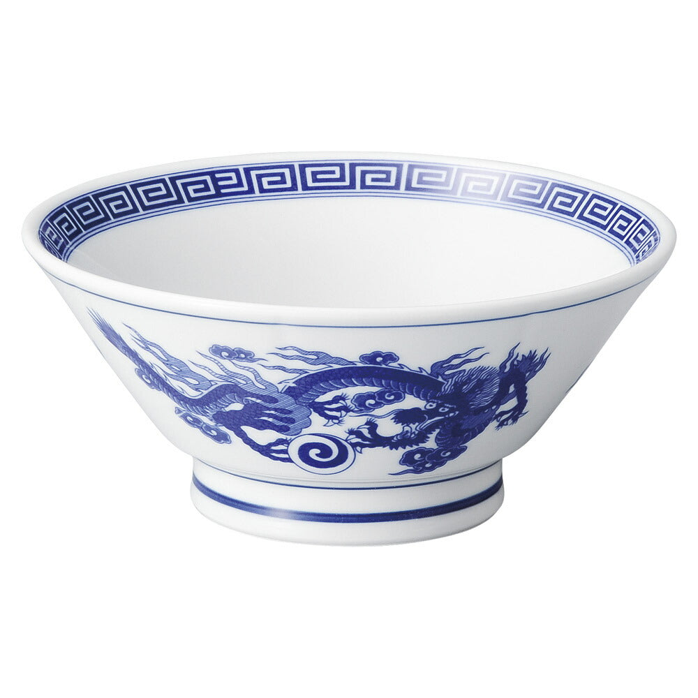 中華オープン 銅判龍 切立高台6.5丼 [ 19.8 x 8.8cm ]