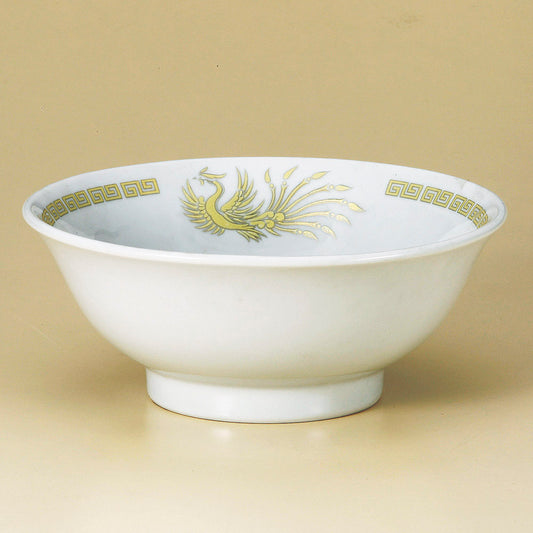 中華丼 北京ゴールド6.8反高台丼 [ 21 x 8.5cm 1300ｃｃ ]