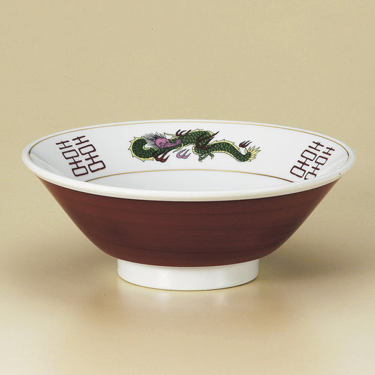 中華丼 三ツ龍切立6.8丼 [ 20.5 x 7.5cm ]