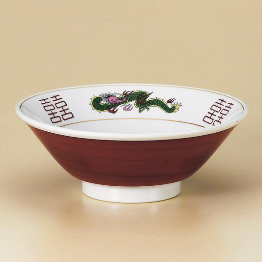 中華丼 三ツ龍切立6.3丼 [ 19.5 x 7cm ]