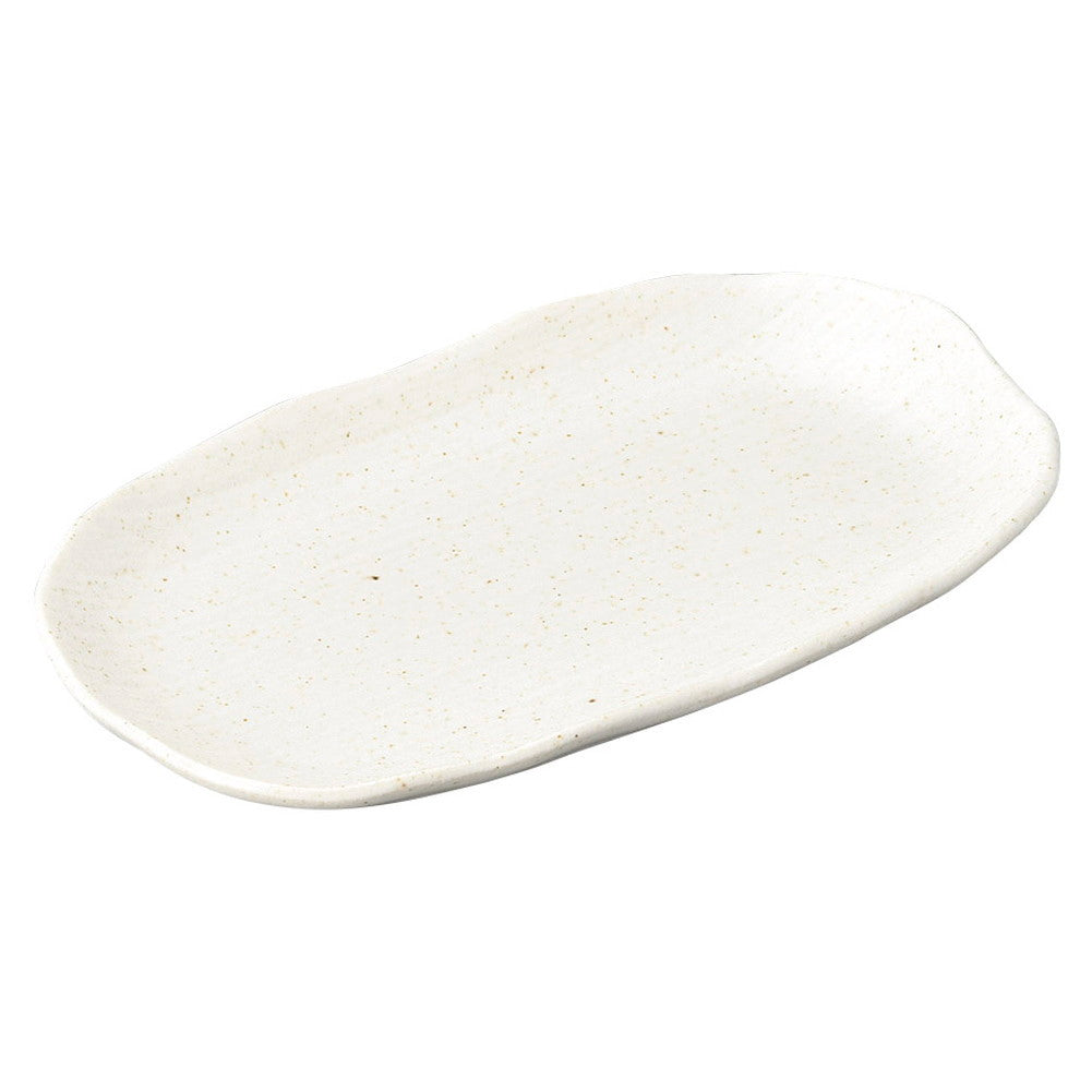 白釉楕円皿 [ 22.5 x 13 x 2.5cm 400g ] [ 楕円皿 ] | オーバルプレート 楕円皿 人気 おすすめ パスタ皿 フルーツ皿 食器 業務用 飲食店 カフェ うつわ 器 おしゃれ かわいい ギフト プレゼント 誕生日 贈り物 贈答品