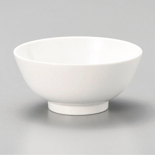 茶碗 高強度磁器WHITE乳児用茶碗 [ 10.6 x 4.8cm ]