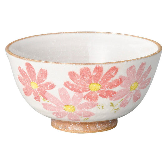 粉引コスモス茶碗 [ 11.2 x 5.8cm 175g ] | ちゃわん お茶碗 飯碗 ご飯茶碗 白米 人気 おすすめ 食器 業務用 飲食店 カフェ うつわ 器 おしゃれ かわいい ギフト プレゼント 引き出物 誕生日 贈り物 贈答品