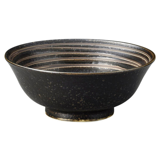黒イラボらいん6.0めん鉢 [ 19 x 8cm 520g ] [ 中華丼 ] | 丼 丼ぶり どんぶり ラーメン チャーハン 人気 おすすめ 食器 中華 飯店 中華食器 業務用 飲食店 カフェ うつわ 器 おしゃれ かわいい ギフト プレゼント 引き出物 誕生日 贈り物 贈答品