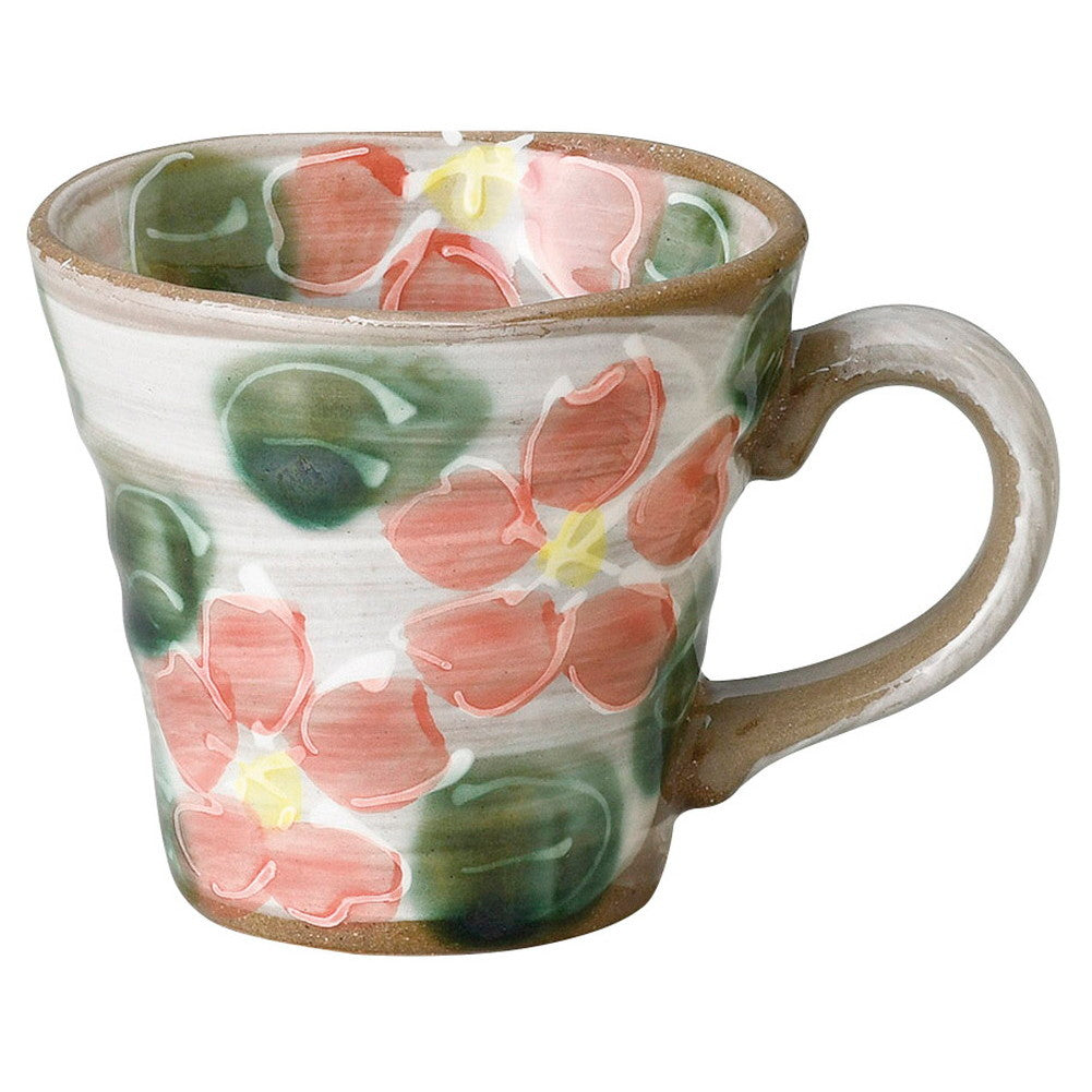 粉引さくら(赤)マグ [ 9 x 8.5cm･270cc 250g ] [ マグカップ ] | マグ マグカップ コーヒー 紅茶 ティー 人気 おすすめ 食器 洋食器 業務用 飲食店 カフェ うつわ 器 おしゃれ かわいい ギフト プレゼント 引き出物 誕生日 贈り物 贈答品