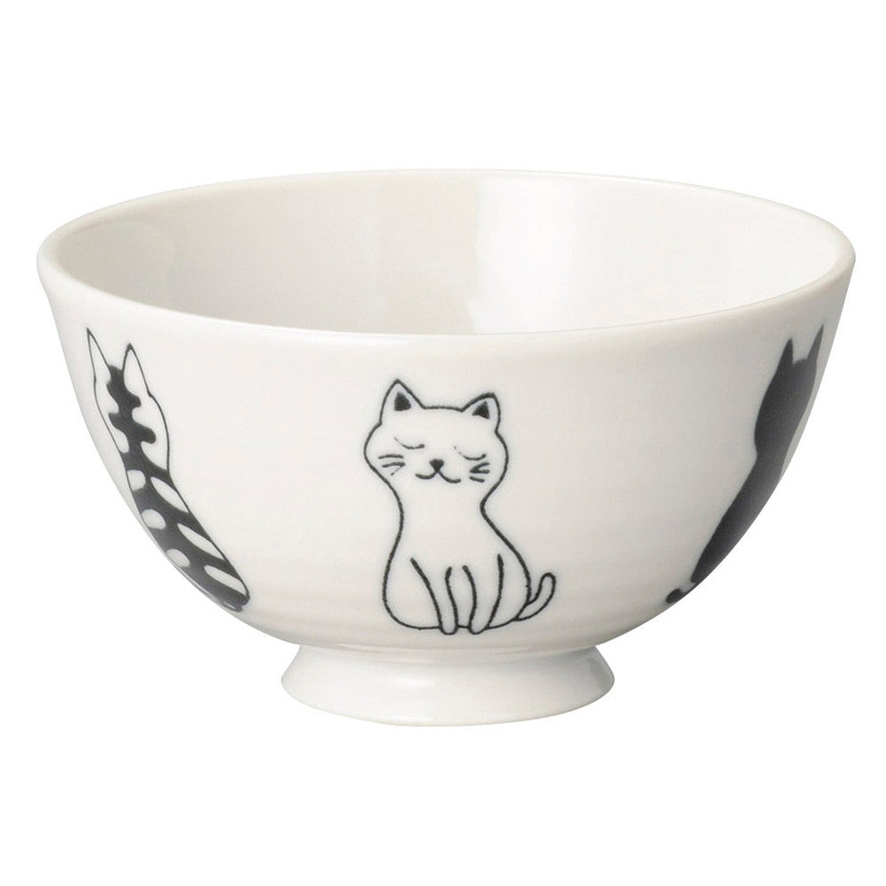 おすわり猫茶碗 [ 11.3 x 6.3cm 135g ]