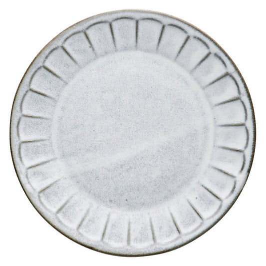 もだんコントラスト 黒陶粉引23cmソギ丸皿 [ 23.2 x 2.5cm ]| 中皿 サラダ パスタ 取り皿 プレート 人気 おすすめ 食器 洋食器 業務用 飲食店 カフェ うつわ 器 おしゃれ かわいい ギフト プレゼント 引き出物 誕生日 贈り物 贈答品