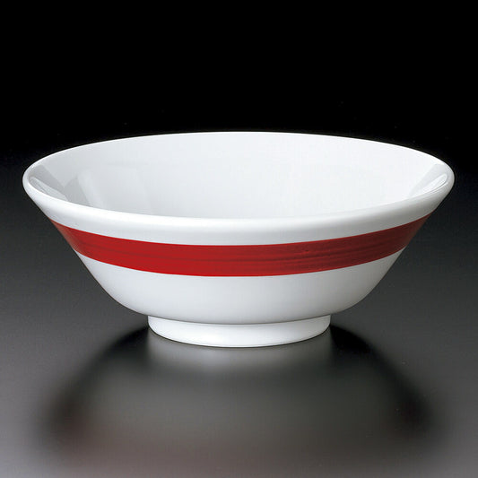 中華丼 赤刷毛7.0切立丼 [ 21.5 x 7.7cm ]