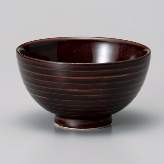 茶碗 和ライン茶碗（大） [ 11.5 x 6.5cm ] | ちゃわん お茶碗 飯碗 ご飯茶碗 白米 人気 おすすめ 食器 業務用 飲食店 カフェ うつわ 器 おしゃれ かわいい ギフト プレゼント 引き出物 誕生日 贈り物 贈答品
