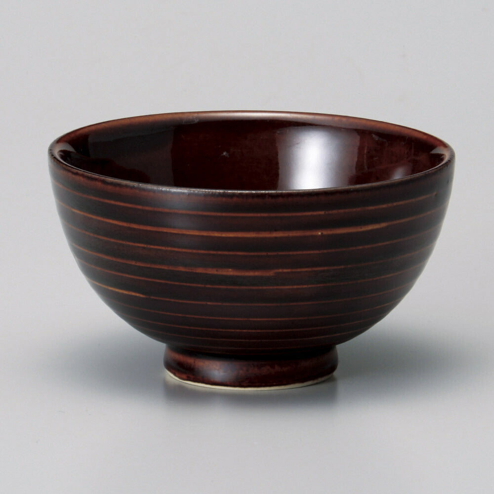 茶碗 和ライン茶碗（大） [ 11.5 x 6.5cm ] | ちゃわん お茶碗 飯碗 ご飯茶碗 白米 人気 おすすめ 食器 業務用 飲食店 カフェ うつわ 器 おしゃれ かわいい ギフト プレゼント 引き出物 誕生日 贈り物 贈答品