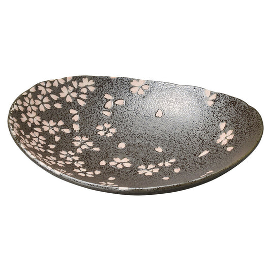 天目花祭 ダ円皿(大) [ 17.5 x 15.2 x 4cm ] [ 楕円皿 ] | オーバルプレート 楕円皿 人気 おすすめ パスタ皿 フルーツ皿 食器 業務用 飲食店 カフェ うつわ 器 おしゃれ かわいい ギフト プレゼント 誕生日 贈り物 贈答品