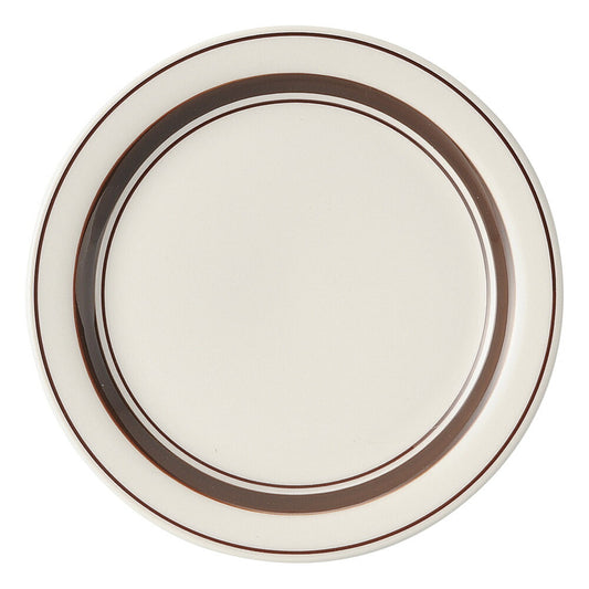 洋陶オープン ストン茶線 6 1/2吋パン [ 16.4 x 1.6cm ]| 中皿 サラダ パスタ 取り皿 プレート 人気 おすすめ 食器 洋食器 業務用 飲食店 カフェ うつわ 器 おしゃれ かわいい ギフト プレゼント 引き出物 誕生日 贈り物 贈答品