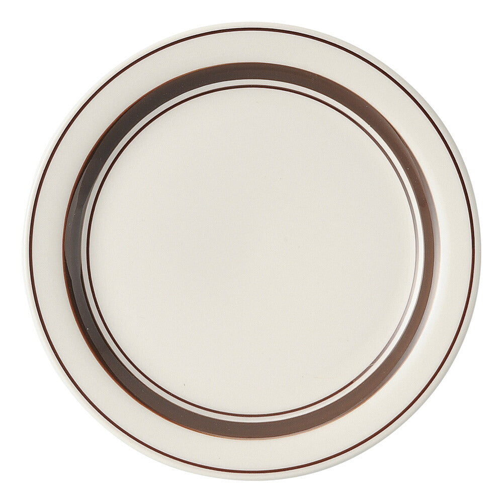 洋陶オープン ストン茶線 6 1/2吋パン [ 16.4 x 1.6cm ]| 中皿 サラダ パスタ 取り皿 プレート 人気 おすすめ 食器 洋食器 業務用 飲食店 カフェ うつわ 器 おしゃれ かわいい ギフト プレゼント 引き出物 誕生日 贈り物 贈答品