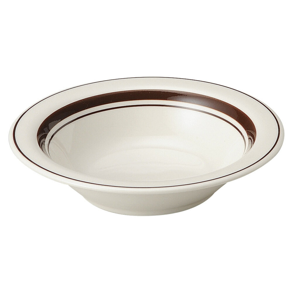 洋陶オープン ストン茶線 6吋オートミル [ 15.3 x 3.5cm ]