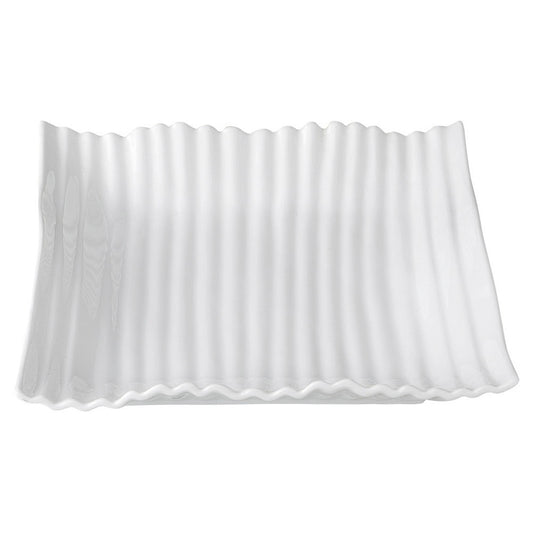 ユーロウェーブ30cmスクエアプレート [ 30 x 5.1cm 1660g ] | 四角 スクエア スクエアー 角皿 パスタ 人気 おすすめ 食器 洋食器 業務用 飲食店 カフェ うつわ 器 おしゃれ かわいい ギフト プレゼント 引き出物 誕生日 贈り物 贈答品