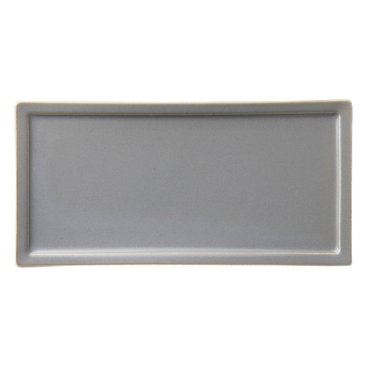 フレーム(グレー)長角プレート [ 21 x 10 x 1cm 260g ]