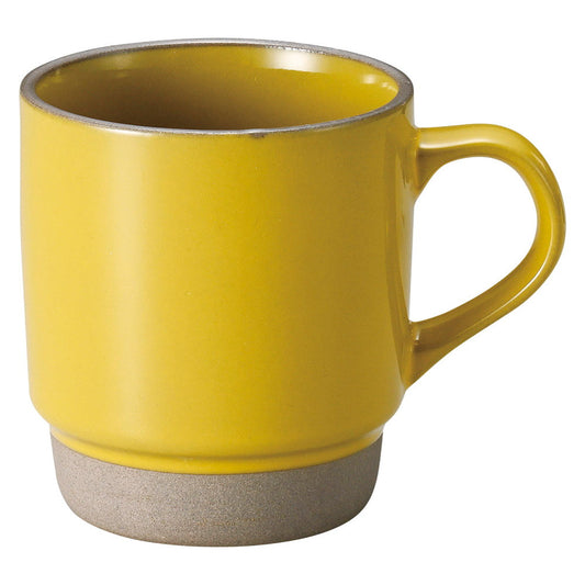 S-Cafeスタックマグ(黄) [ 8.3 x 9.2cm･360cc 221g ] [ マグカップ ] | マグ マグカップ コーヒー 紅茶 ティー 人気 おすすめ 食器 洋食器 業務用 飲食店 カフェ うつわ 器 おしゃれ かわいい ギフト プレゼント 引き出物 誕生日 贈り物 贈答品