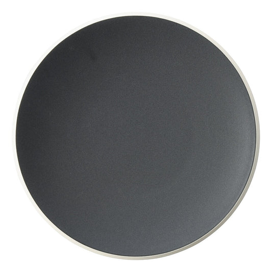 カルマ・マットブラック 21cmプレート [ 21.4 x 2.2cm 466g ]| 中皿 サラダ パスタ 取り皿 プレート 人気 おすすめ 食器 洋食器 業務用 飲食店 カフェ うつわ 器 おしゃれ かわいい ギフト プレゼント 引き出物 誕生日 贈り物 贈答品