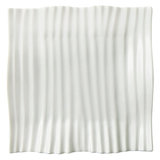 ユーロウェーブ25cmスクエアプレート [ 25.5 x 4cm 950g ] | 四角 スクエア スクエアー 角皿 パスタ 人気 おすすめ 食器 洋食器 業務用 飲食店 カフェ うつわ 器 おしゃれ かわいい ギフト プレゼント 引き出物 誕生日 贈り物 贈答品