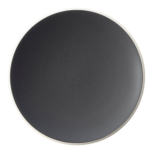 カルマ・マットブラック 19cmプレート [ 19.4 x 2.1cm 346g ]| 中皿 サラダ パスタ 取り皿 プレート 人気 おすすめ 食器 洋食器 業務用 飲食店 カフェ うつわ 器 おしゃれ かわいい ギフト プレゼント 引き出物 誕生日 贈り物 贈答品