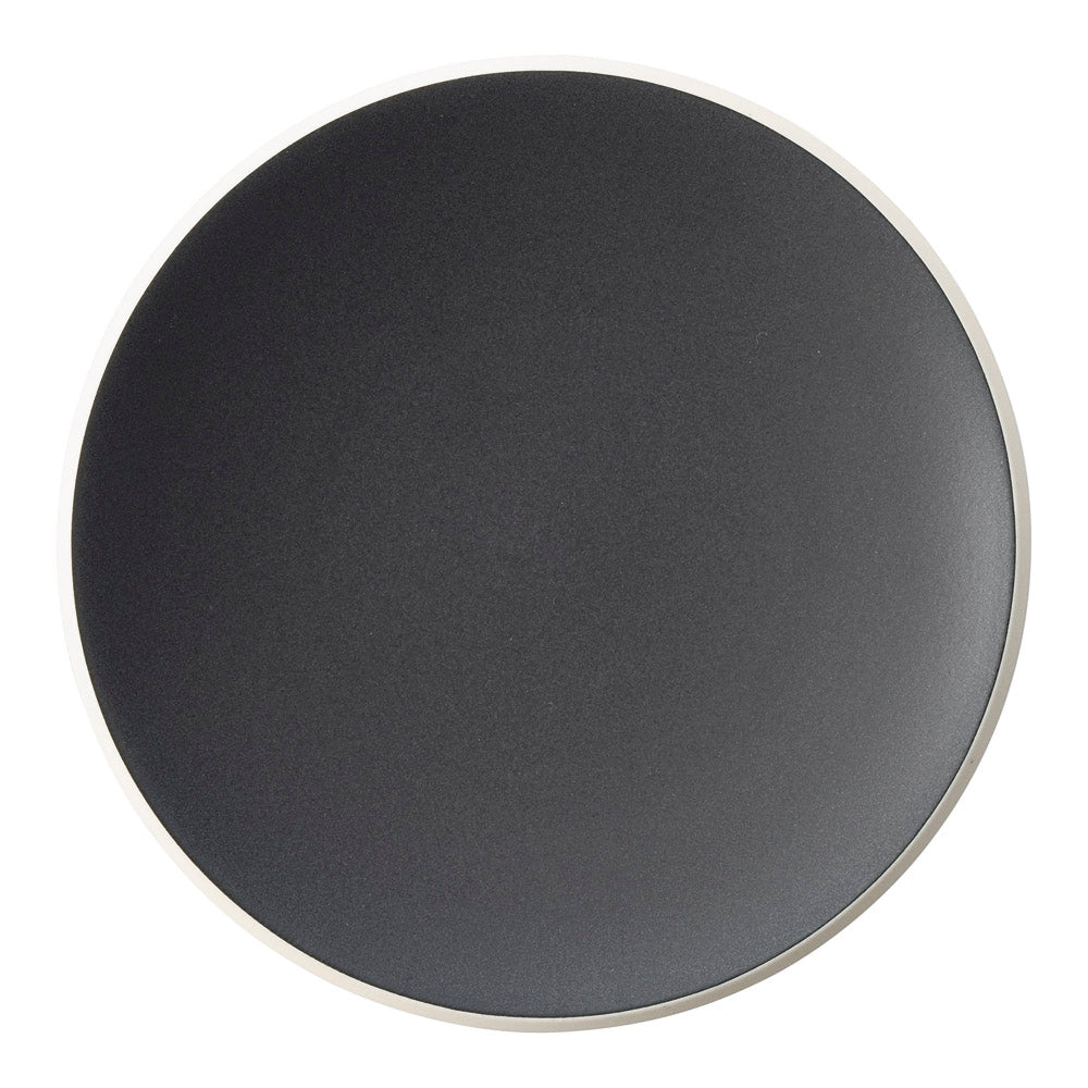 カルマ・マットブラック 19cmプレート [ 19.4 x 2.1cm 346g ]| 中皿 サラダ パスタ 取り皿 プレート 人気 おすすめ 食器 洋食器 業務用 飲食店 カフェ うつわ 器 おしゃれ かわいい ギフト プレゼント 引き出物 誕生日 贈り物 贈答品
