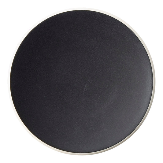 カルマ・マットブラック 15.5cmプレート [ 15.5 x 1.8cm 200g ]| 中皿 サラダ パスタ 取り皿 プレート 人気 おすすめ 食器 洋食器 業務用 飲食店 カフェ うつわ 器 おしゃれ かわいい ギフト プレゼント 引き出物 誕生日 贈り物 贈答品