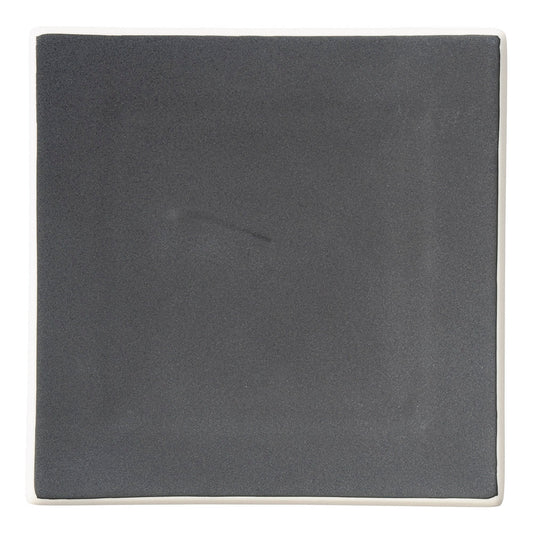 カルマ・マットブラック 16cmスクエアープレート [ 16.2 x 2.6cm 320g ]