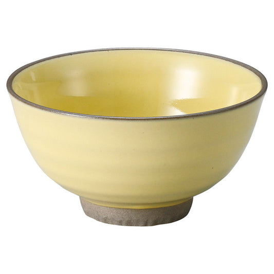 S-Cafe小茶碗(黄) [ 11 x 5.8cm 156g ] | ちゃわん お茶碗 飯碗 ご飯茶碗 白米 人気 おすすめ 食器 業務用 飲食店 カフェ うつわ 器 おしゃれ かわいい ギフト プレゼント 引き出物 誕生日 贈り物 贈答品