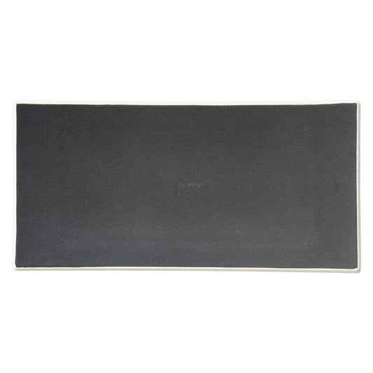 カルマ・マットブラック 26cm長角皿 [ 26 x 12.8 x 2.3cm 480g ] | 四角 スクエア スクエアー 角皿 パスタ 人気 おすすめ 食器 洋食器 業務用 飲食店 カフェ うつわ 器 おしゃれ かわいい ギフト プレゼント 引き出物 誕生日 贈り物 贈答品