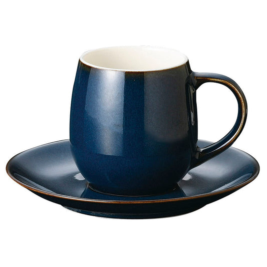 シュプレムナマコ釉コーヒー碗皿 [ 6.2 x 7.8cm･180cc 15.2 x 2.2cm 420g ] [ カップ＆ソーサー ] | コーヒー カップ ティー 紅茶 喫茶 碗皿 人気 おすすめ 食器 洋食器 業務用 飲食店 カフェ うつわ 器 おしゃれ かわいい ギフト プレゼント 引き出物 誕生日 贈答品