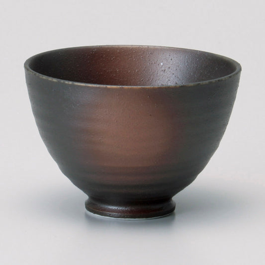 茶碗 黒伊賀風吹飯碗 [ 10.4 x 7.1cm ] | ちゃわん お茶碗 飯碗 ご飯茶碗 白米 人気 おすすめ 食器 業務用 飲食店 カフェ うつわ 器 おしゃれ かわいい ギフト プレゼント 引き出物 誕生日 贈り物 贈答品