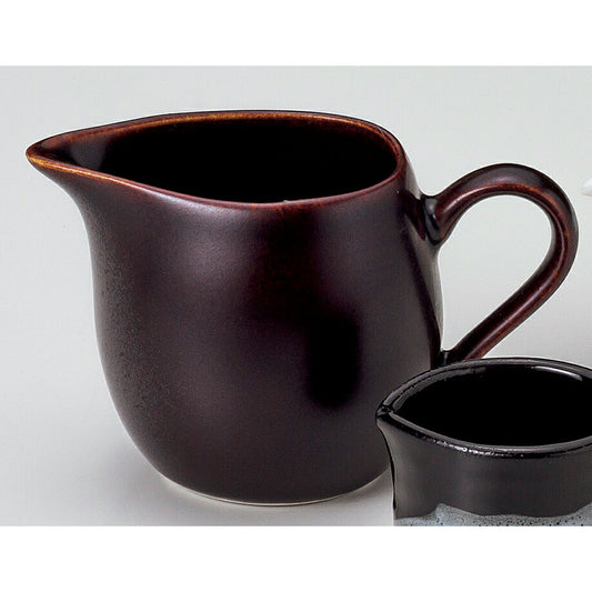 洋陶卓上品 アメ釉クリーマー [ 9.5 x 6.5 x 6.1cm ] | クリーム ミルク ポット ソース ドレッシング カスター 人気 おすすめ 食器 洋食器 業務用 飲食店 カフェ おしゃれ かわいい ギフト プレゼント 自宅用