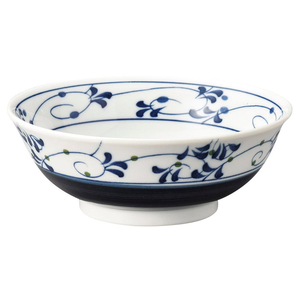 土岐唐草青6.3ラーメン丼 [ 19.2 x 7.2cm 500g ] [ 中華丼 ] | 丼 丼ぶり どんぶり ラーメン チャーハン 人気 おすすめ 食器 中華 飯店 中華食器 業務用 飲食店 カフェ うつわ 器 おしゃれ かわいい ギフト プレゼント 引き出物 誕生日 贈り物 贈答品