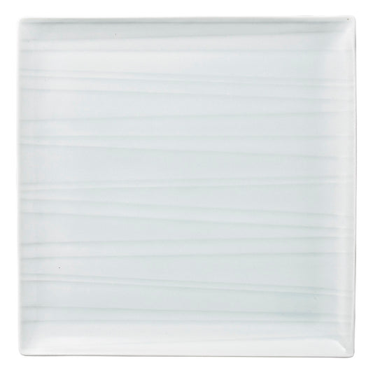 SUZUMI26cm角皿(青白) [ 26 x 26 x 1.7cm 827g ] | 四角 スクエア スクエアー 角皿 パスタ 人気 おすすめ 食器 洋食器 業務用 飲食店 カフェ うつわ 器 おしゃれ かわいい ギフト プレゼント 引き出物 誕生日 贈り物 贈答品