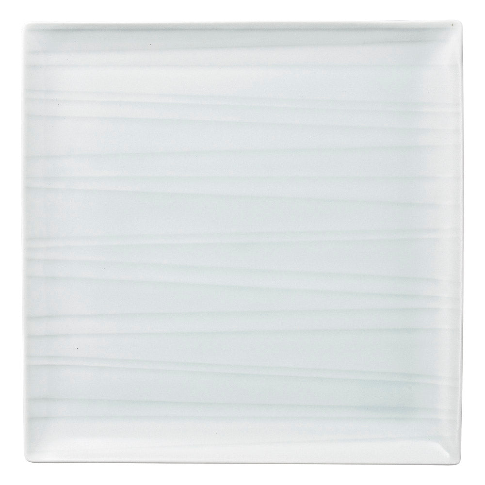 SUZUMI26cm角皿(青白) [ 26 x 26 x 1.7cm 827g ] | 四角 スクエア スクエアー 角皿 パスタ 人気 おすすめ 食器 洋食器 業務用 飲食店 カフェ うつわ 器 おしゃれ かわいい ギフト プレゼント 引き出物 誕生日 贈り物 贈答品