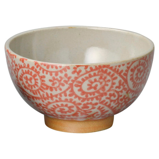 土物タコ唐草赤茶碗 [ 11 x 6.3cm 170g ] | ちゃわん お茶碗 飯碗 ご飯茶碗 白米 人気 おすすめ 食器 業務用 飲食店 カフェ うつわ 器 おしゃれ かわいい ギフト プレゼント 引き出物 誕生日 贈り物 贈答品