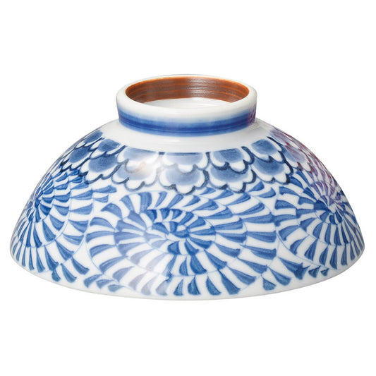 内外渦タコ唐草青茶碗(特大) [ 14.6 x 7cm 230g ] | ちゃわん お茶碗 飯碗 ご飯茶碗 白米 人気 おすすめ 食器 業務用 飲食店 カフェ うつわ 器 おしゃれ かわいい ギフト プレゼント 引き出物 誕生日 贈り物 贈答品