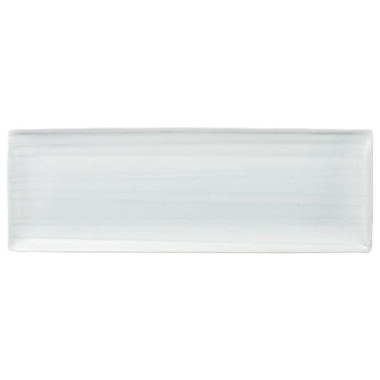 SUZUMI35cm細長皿(青白) [ 35 x 12 x 1.7cm 500g ] | 小鉢 小皿 ボウル スモール ボール プレート 人気 おすすめ 食器 洋食器 業務用 飲食店 カフェ うつわ 器 おしゃれ かわいい ギフト プレゼント 引き出物 誕生日 贈り物 贈答品