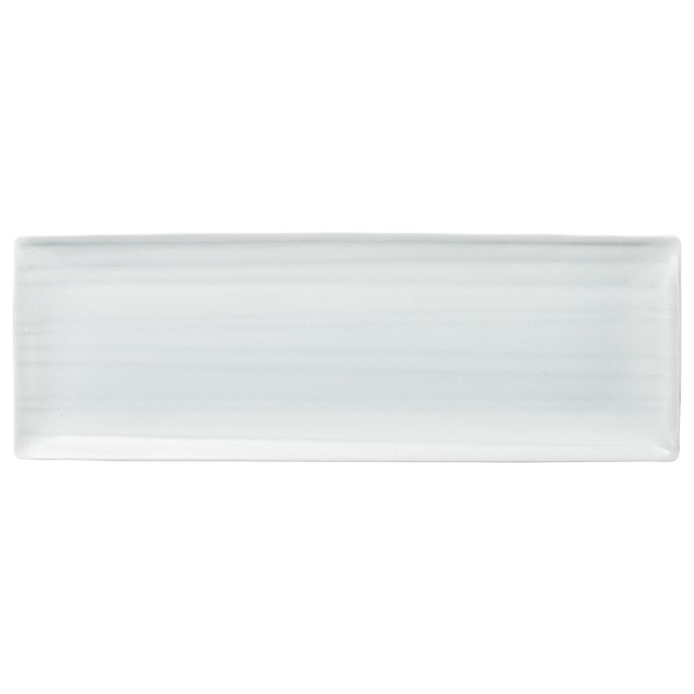 SUZUMI35cm細長皿(青白) [ 35 x 12 x 1.7cm 500g ] | 小鉢 小皿 ボウル スモール ボール プレート 人気 おすすめ 食器 洋食器 業務用 飲食店 カフェ うつわ 器 おしゃれ かわいい ギフト プレゼント 引き出物 誕生日 贈り物 贈答品