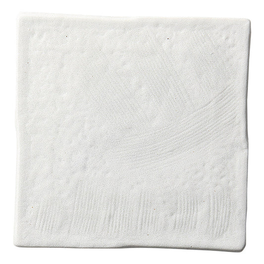 もだんコントラスト 信玄白正角皿（小） [ 19.2 x 19.2 x 2cm ] | 四角 スクエア スクエアー 角皿 パスタ 人気 おすすめ 食器 洋食器 業務用 飲食店 カフェ うつわ 器 おしゃれ かわいい ギフト プレゼント 引き出物 誕生日 贈り物 贈答品