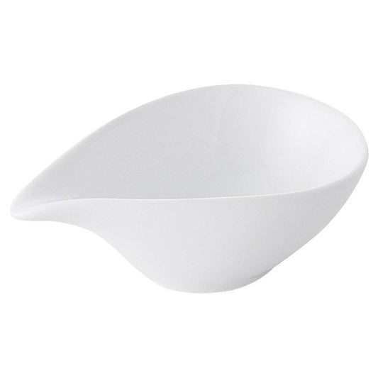 もだんコントラスト SSS片口/WH [ 9.3 x 5.8 x 3.5cm ] | 小鉢 小皿 ボウル スモール ボール プレート 人気 おすすめ 食器 洋食器 業務用 飲食店 カフェ うつわ 器 おしゃれ かわいい ギフト プレゼント 引き出物 誕生日 贈り物 贈答品