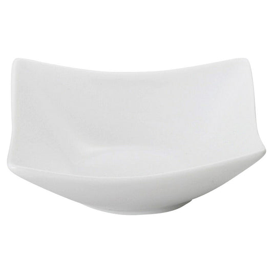 もだんコントラスト アペクス白角鉢/M [ 12.2 x 12.2 x 4.5cm ] | 四角 スクエア スクエアー 角皿 パスタ 人気 おすすめ 食器 洋食器 業務用 飲食店 カフェ うつわ 器 おしゃれ かわいい ギフト プレゼント 引き出物 誕生日 贈り物 贈答品