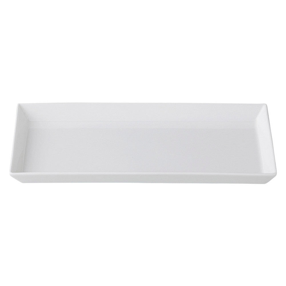 ＮＹ24cm長角皿(超軽量白磁) [ 24.5 x 12.3 x 2cm 291g ] | 四角 スクエア スクエアー 角皿 パスタ 人気 おすすめ 食器 洋食器 業務用 飲食店 カフェ うつわ 器 おしゃれ かわいい ギフト プレゼント 引き出物 誕生日 贈り物 贈答品